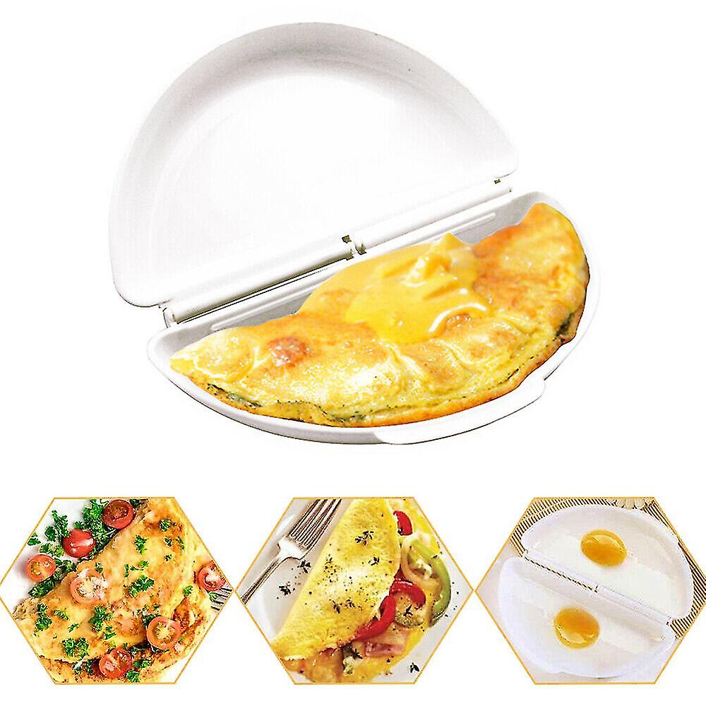Non-stick Egg & Omelet Wave Microwave Maker Pan Steamer Cooker Kitchen Tool