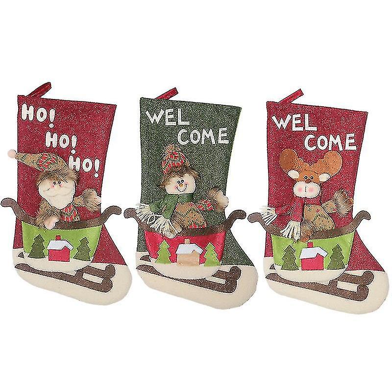 Chirstmas Socks Gift Hanging Bag
