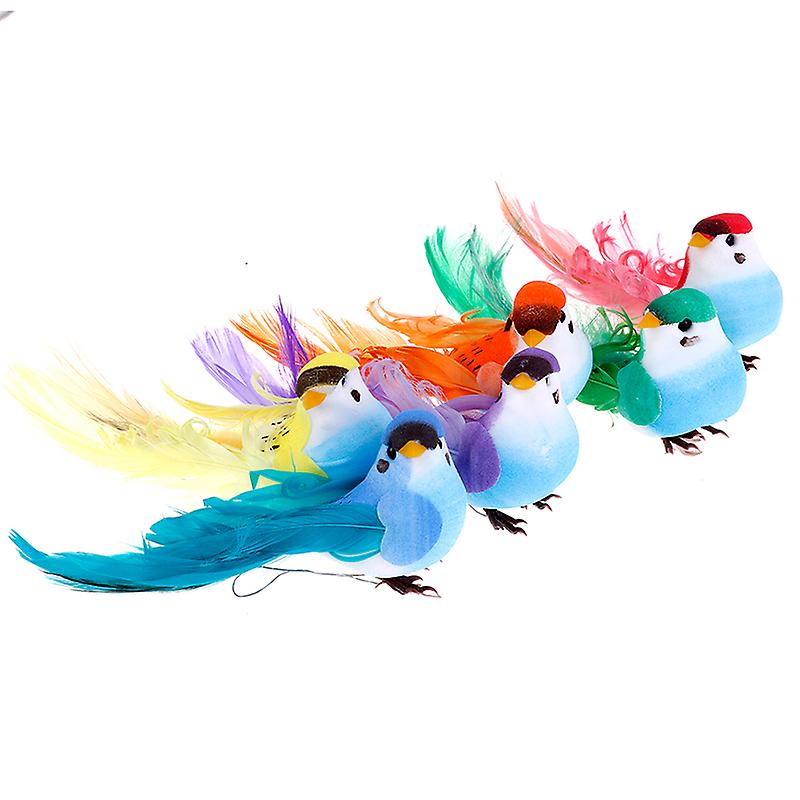 Simulation Feather Foam Colorful Bird Garden Bird Lawn Prop Decoration