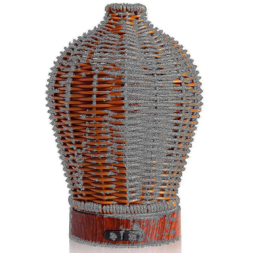 Essential Oil Diffuser, Rattan Ultrasonic Diffuser 100ml Eu Plug