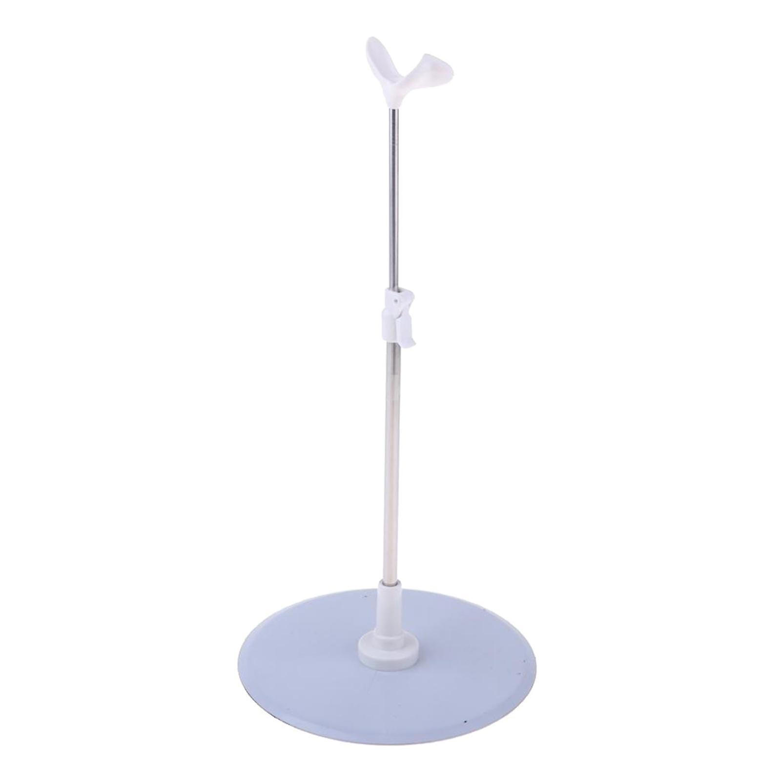 Doll Adjustable Display Stand Doll Support Holder for 1/3 1/4 BJD White