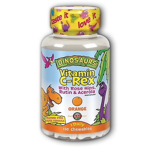 كال فيتامين سي ريكس، برتقالي 100 مضغ (عبوة من 1)