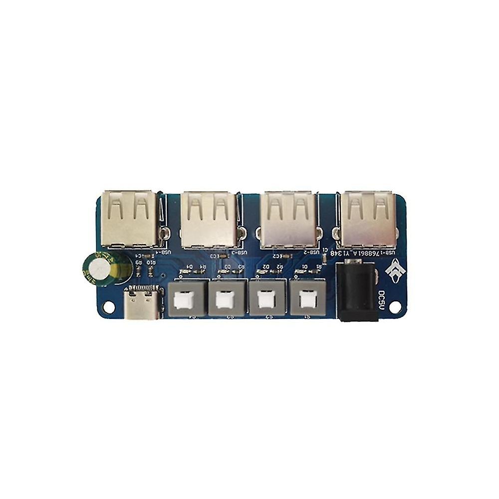 Power Expansion Module Button Control Module 5v Power Supply 4 Way Usb Power Distribution Board Pow