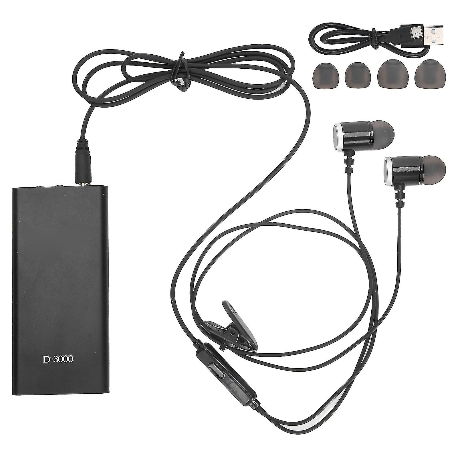 D3000 Digital Hearing Amplifier: Comfortable Fit, Noise Reduction, Long Battery Life