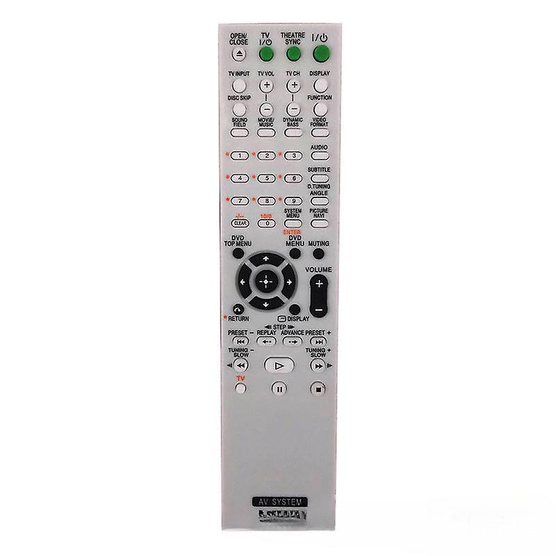 Remote Control Compatible With Rm-adu005 Home Theater Amplifier Dav-dz630 Hcd-dz630 Dav-hdx265