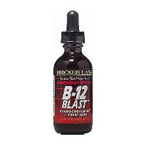 Bricker Labs B-12 Blast Raspberry Liquid, 2 OZ EA (Pack of 2)