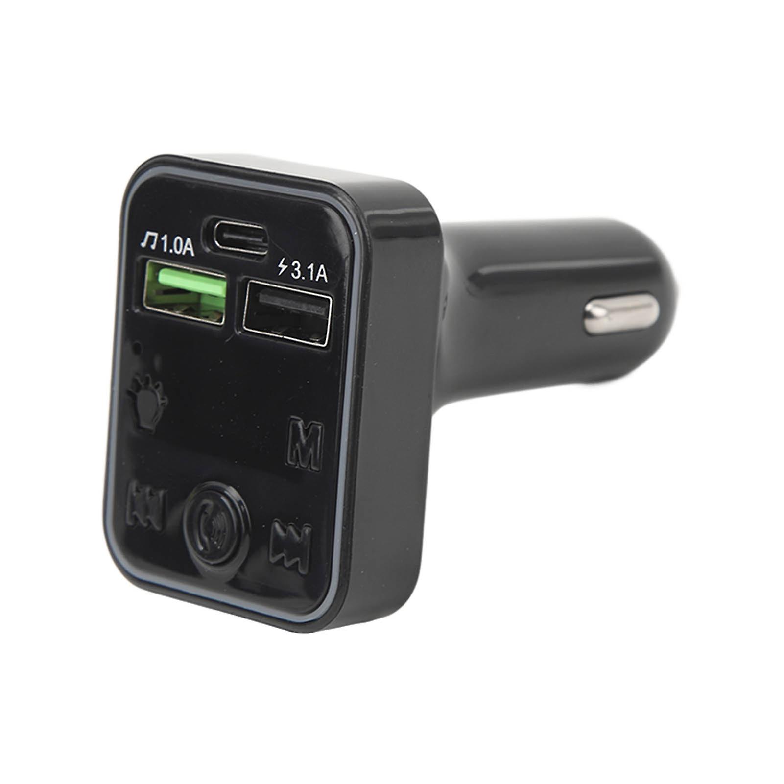 FM Function Dual USB Charging Car Player Smart Bluetooth Talk MP3 Car Player DC12V24V