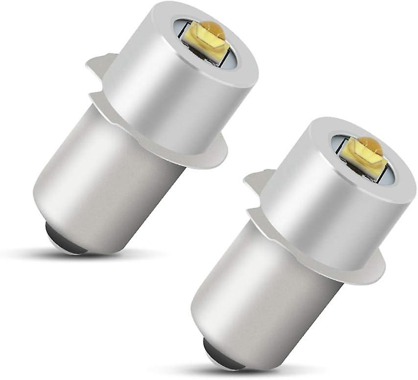P13.5S LED Flashlight Bulb High Power Upgrade LED Bulb Replacement Conversion Kit（2 Pack）