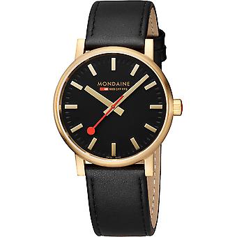 Evo2 gold Men's Analog Quartz Watch with Cowhide Bracelet MSE.40122.LB