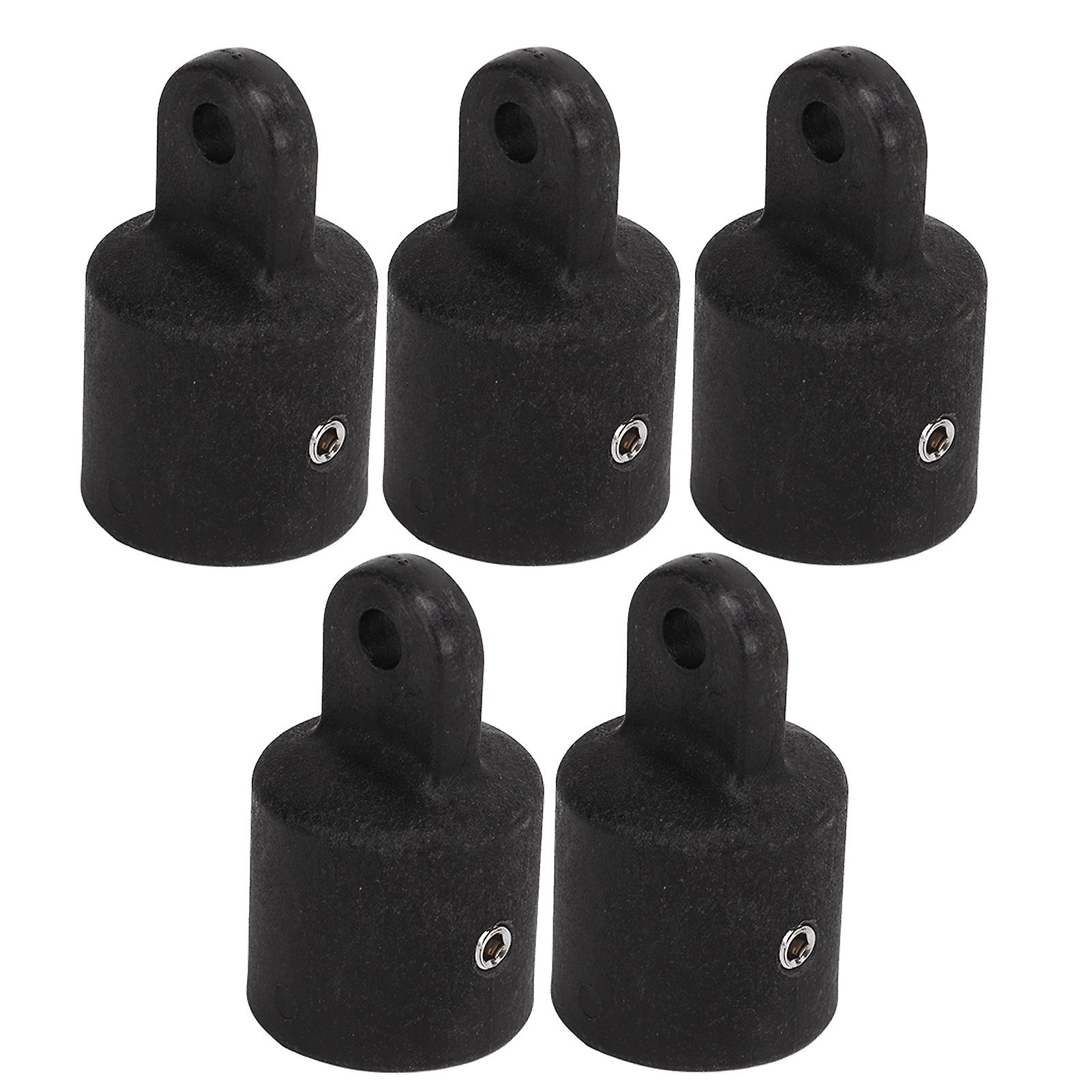5pcs Top Eye End Cap Nylon Bimini Top Cap Fitting Marine Bimini Top Hardware for Boats Kayaks 1in(25mm)