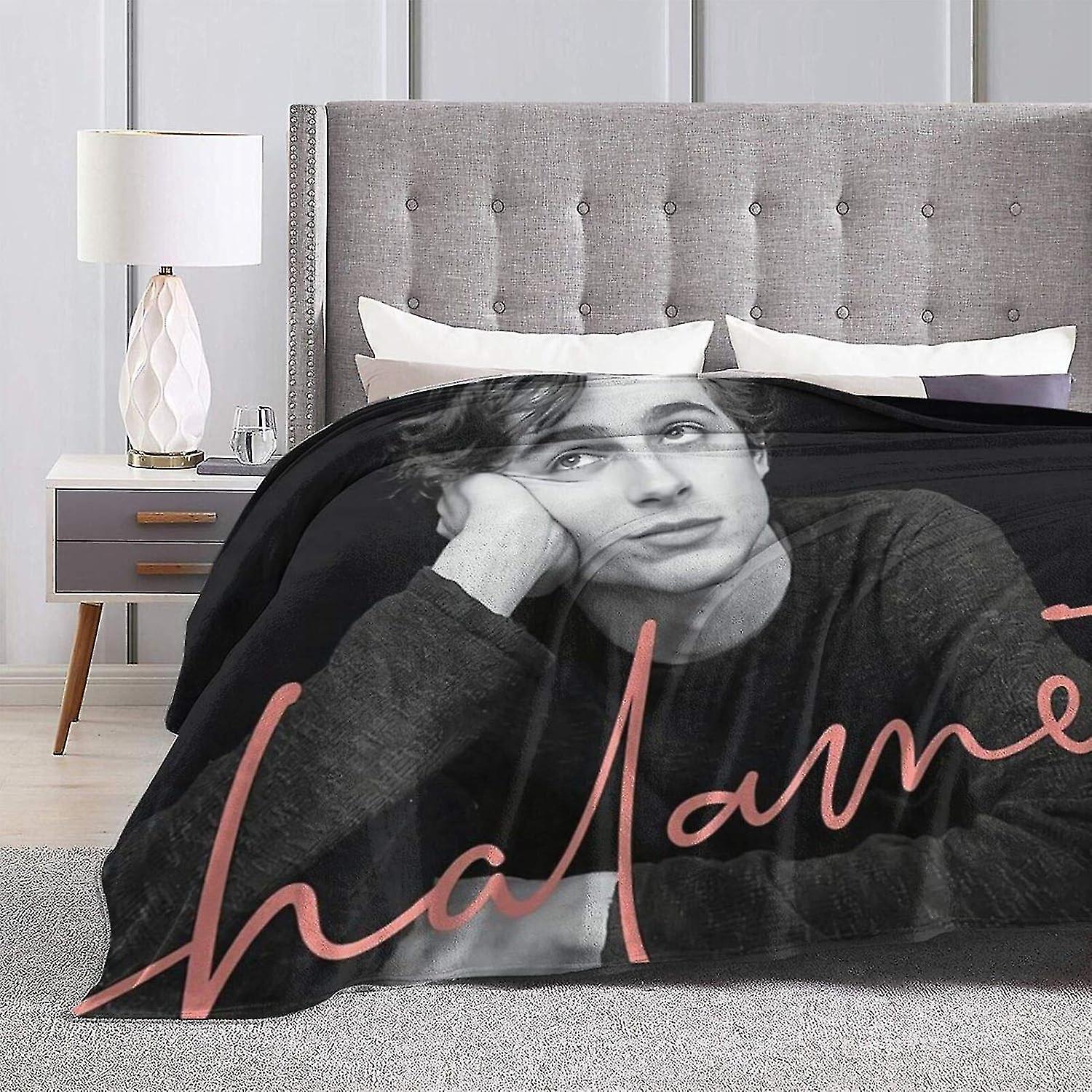 Chalamet, Fantastico merchandising di Timothee Chalamet Divano coperta in micropile ultramorbido 60 "X50 50x40 pollici 125x100 cm
