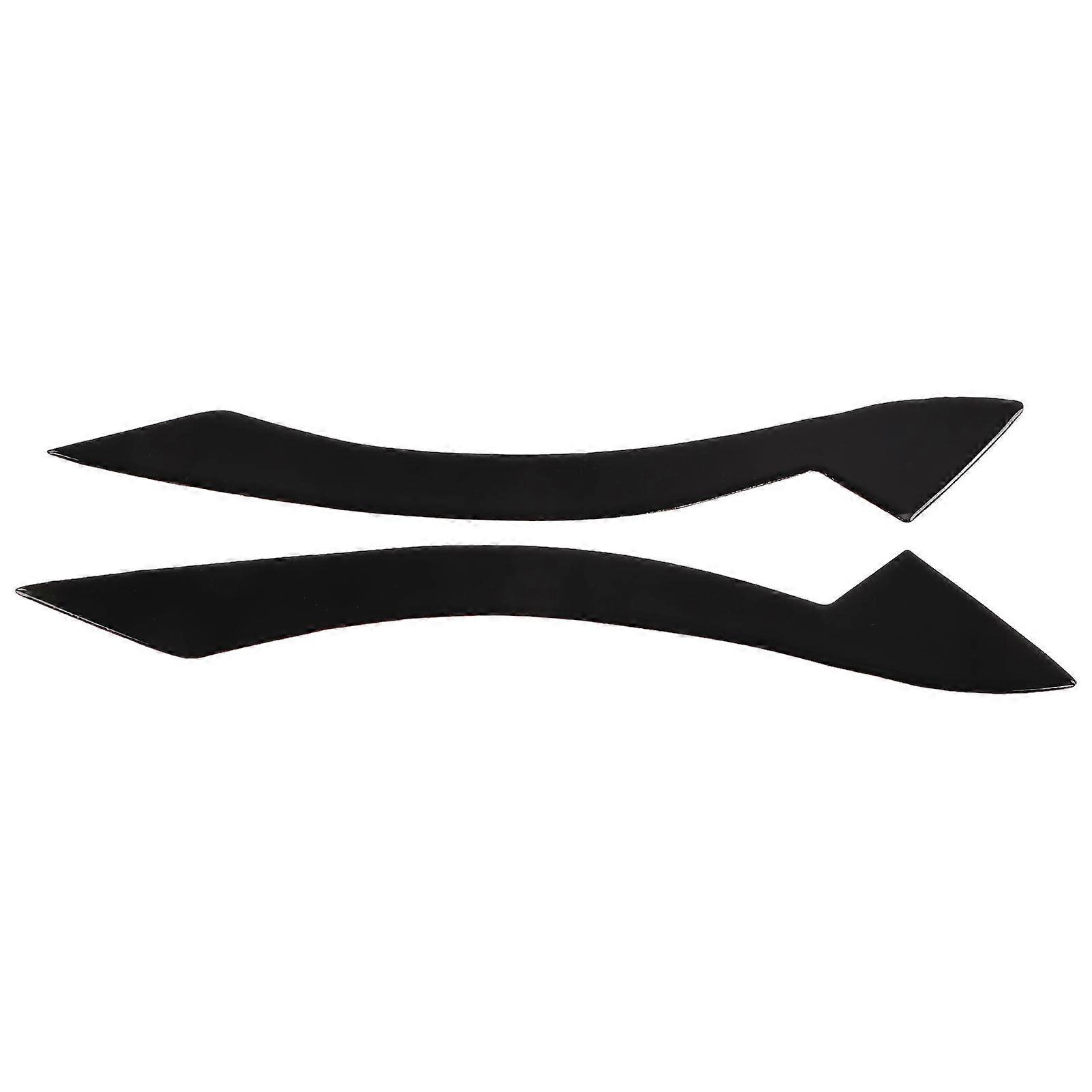 1 Pair Front Light Eyebrow Glossy Black Trim Front Left Right Decoration for Z4 E89 2009‑2015