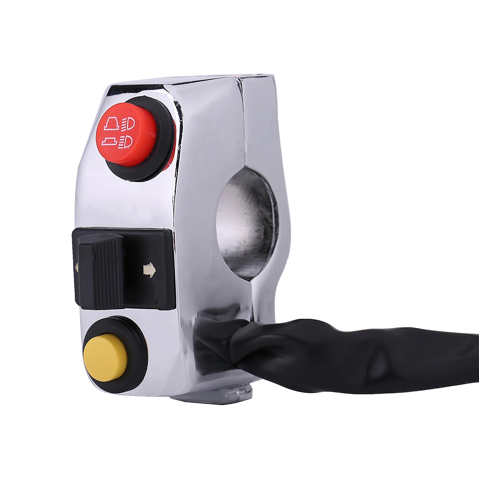 Handlebar Switch,7/8" Motorcycle Handlebar Mount Motorcycle Handlebar Switch Handlebar Control Switch Built to Last
