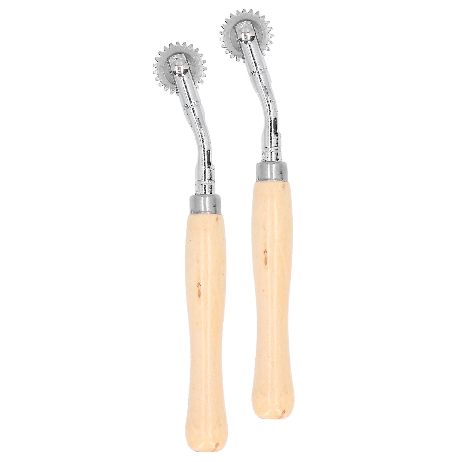 Tracing Wheel, 2pcs Tracing Wheel Strong Clamping Force DIY Tracing Wheel Sewing with Stainless Steel Roller Can Be Used for Fabric Paper Marking