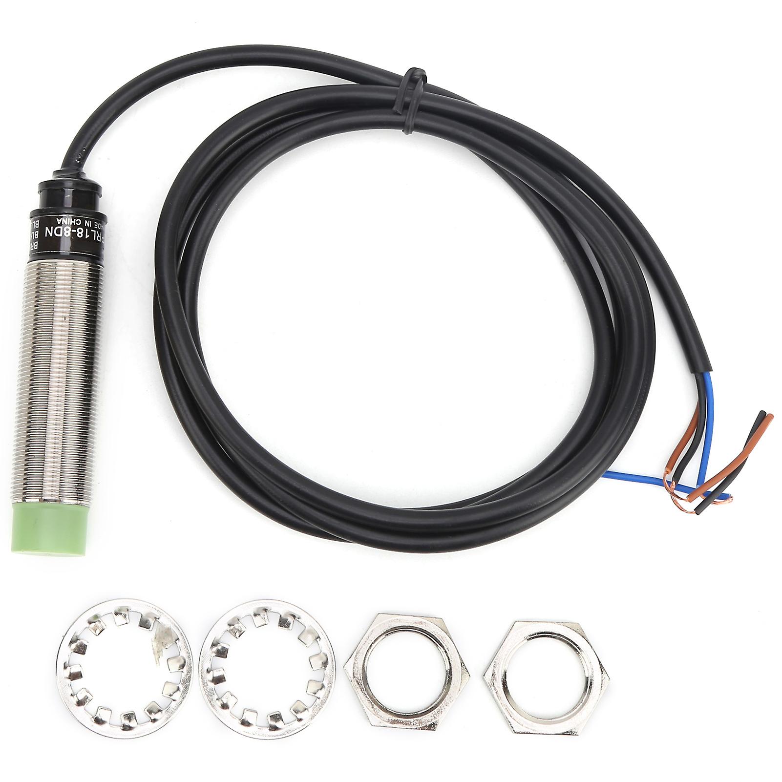 BERM Approach Switch Sensor Cylindrical 3‑Wire Power Control Equipment PRL18‑8DN 10-30VDC