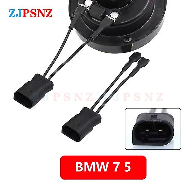 2Pcs Car Horn Plug Universal Snail Horn Socket Dedicated Horns Socket Conversion Plug Adapter Auto Speaker Socket Accessorie~56311