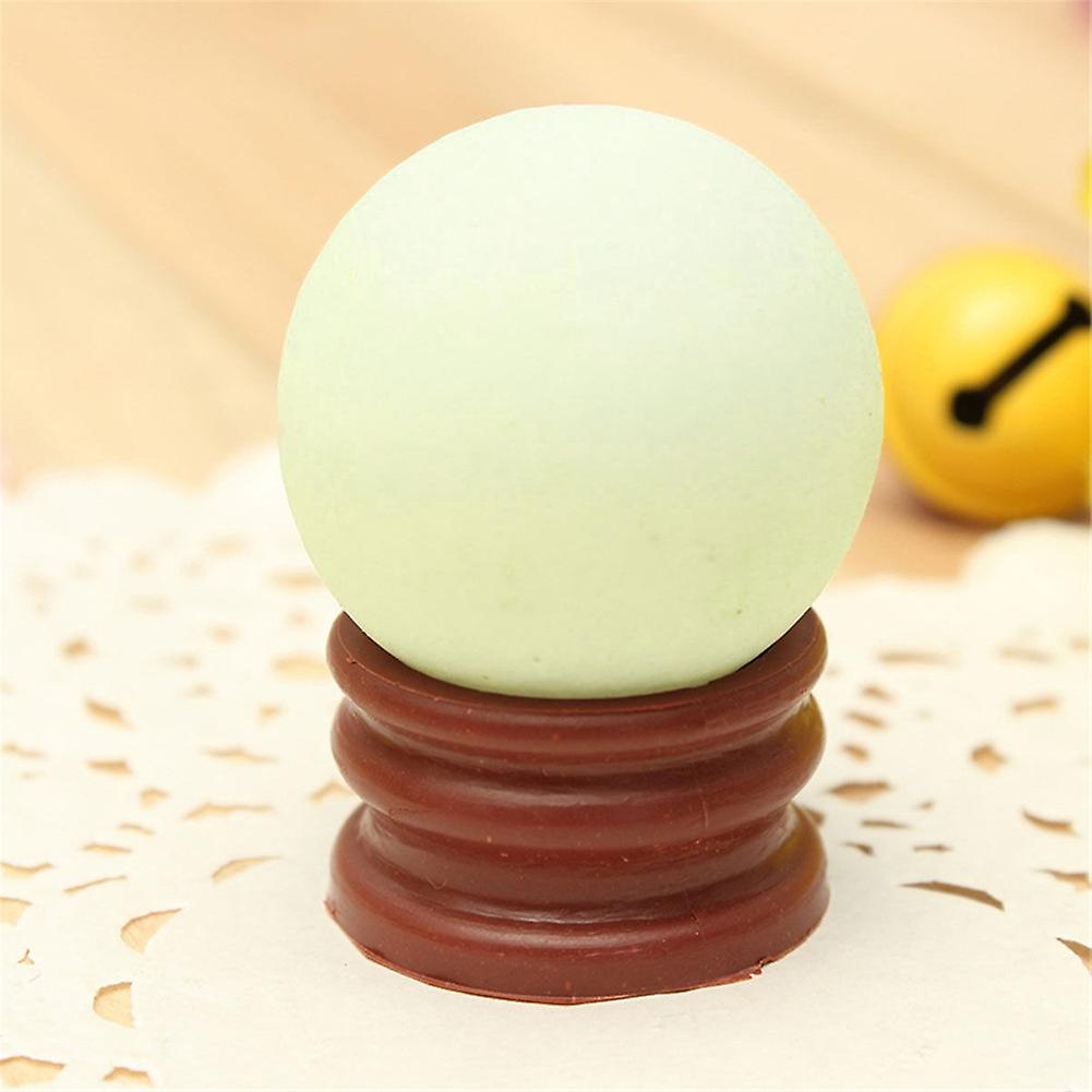 35mm Glow In The Dark Stone Green Luminous Quartz Crystal Sphere