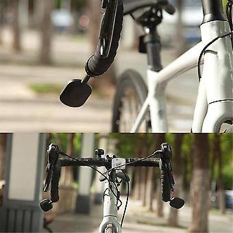 Fahrrad Rückspiegel 360 Grad verstellbar Drehen Straße Spiegel Radfahren Lenker Einziehbar Faltbarer Reflektor