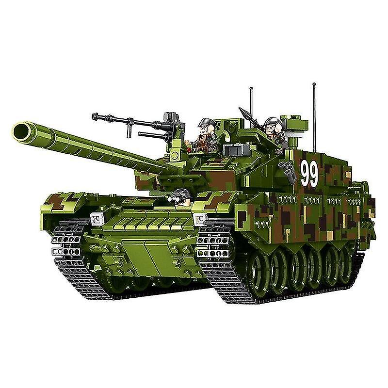Military War Type 99 Main Battle Tank Model Bricks Building Blocks Toys For Gifts 1339pcs|blocks