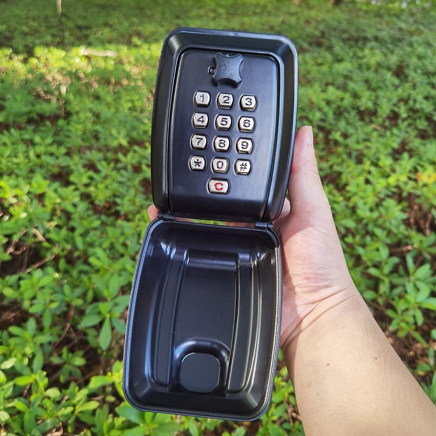 Key Safe Wall Mounted Key Lock Box Outdoor Resettable Weatherproof Cover Outside