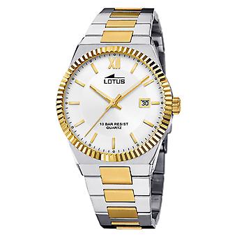 Lotus freedom Men's Analog Quartz Watch with Stainless Steel Bracelet 18836/1