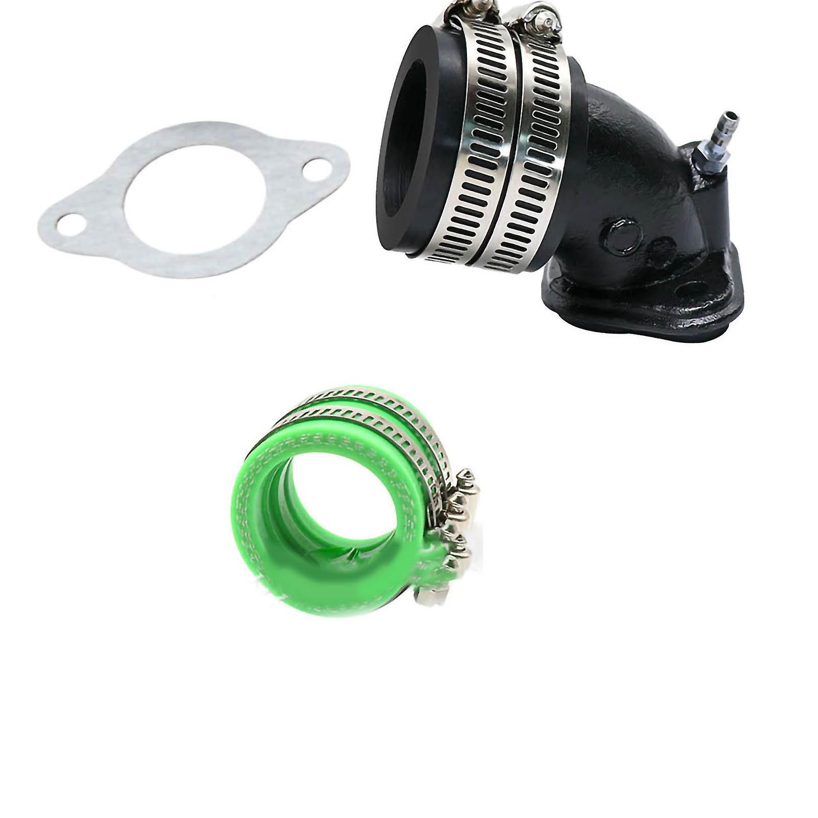 Carburetor Interface Carburetor Intake Adapter Connector Joint Boot for Motorcycle Orange