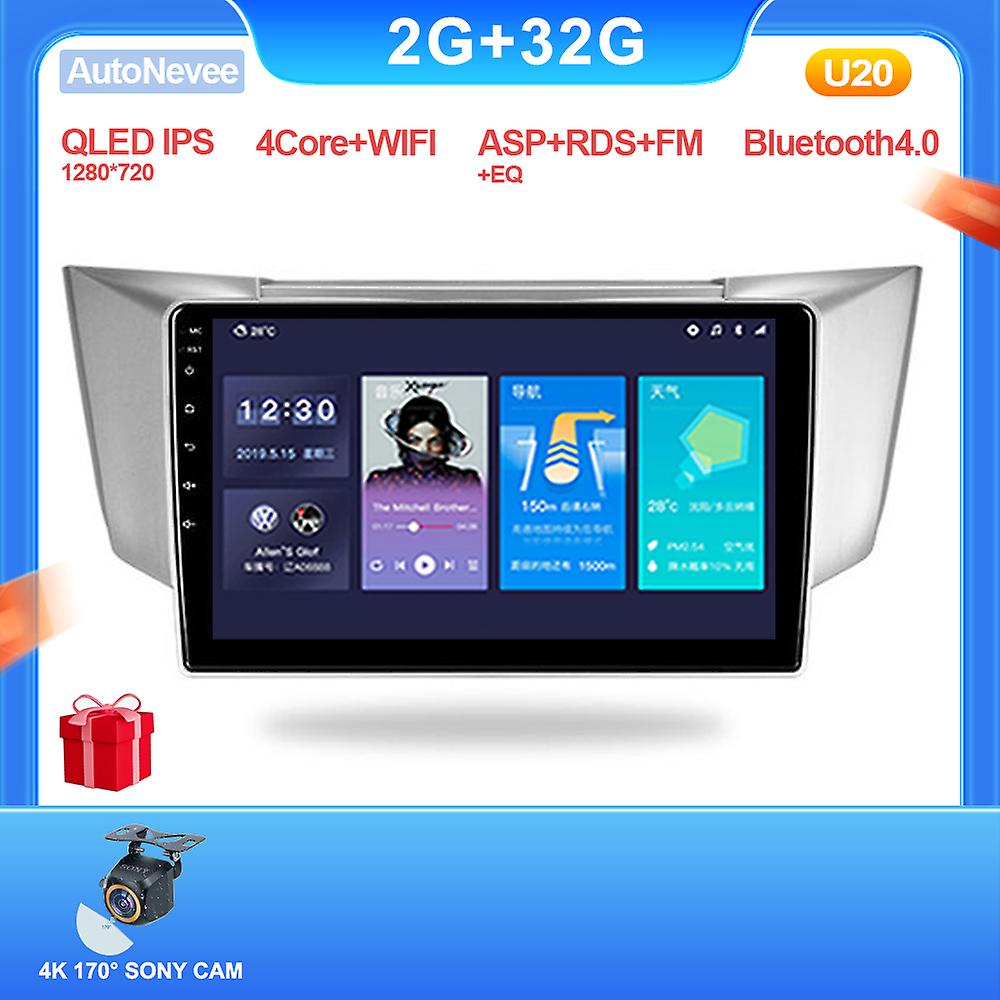 Android For Lexus RX300 RX330 RX350 RX400H 2004 - 2009 Car Auto Carplay Radio Stereo Head Unit Multimedia 5G Intelligent Systems