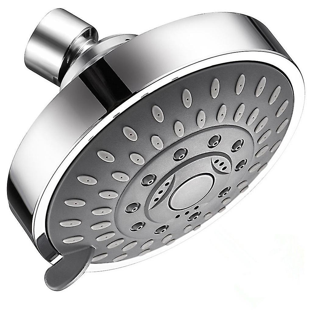 Shower Head High Pressure 4 Inch 5-setting Adjustable Shower Head Top Spray