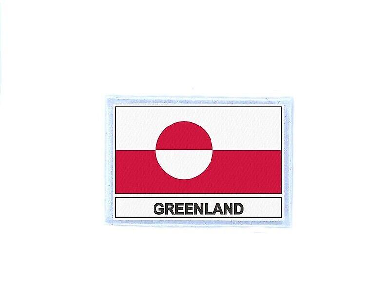 Badge patch badge prints KN Greenland flag