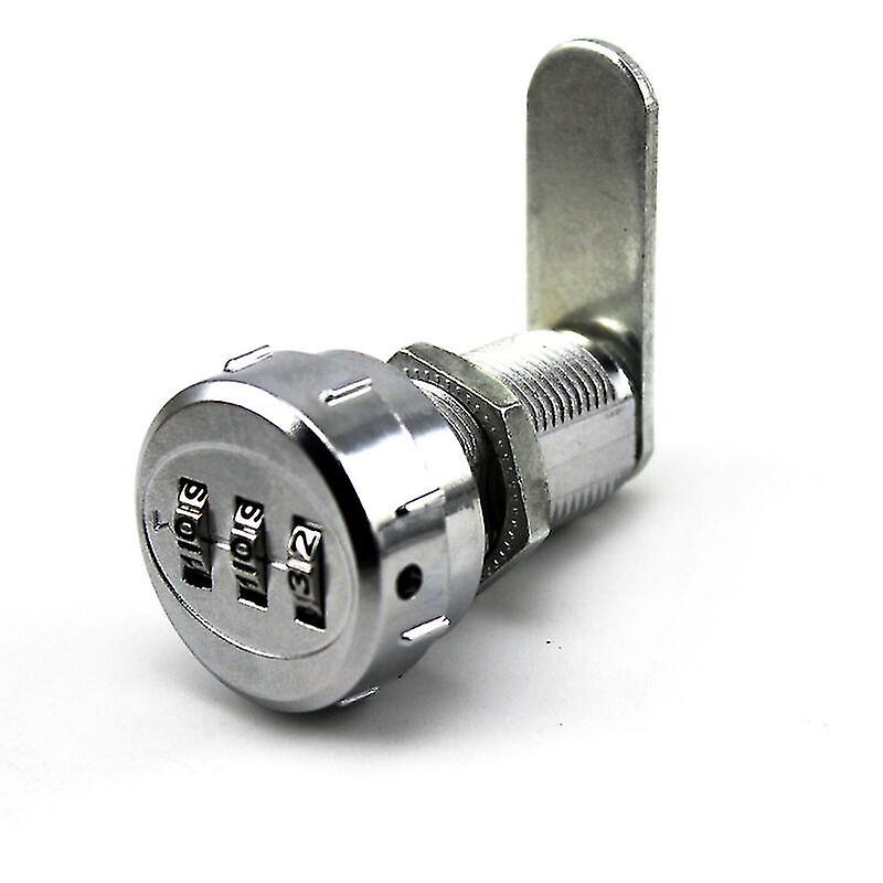 Code Lock Coded Cabinet Drawer Lock Digital Mechanical 3 Digit Combination Code Zinc Alloy For Cabinet Cupboard Drawer Mailbox