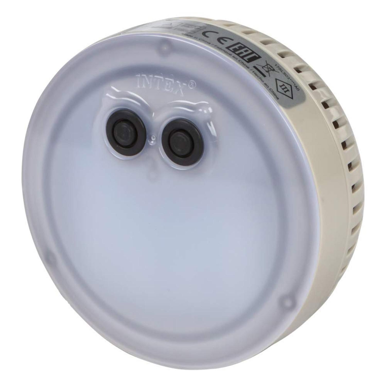 Multi-colour battery-powered LED bulb for SPA INTEX 28503