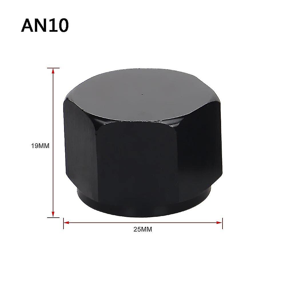 AN6 AN8 AN10 Adapter Female Flare Cap Nut Pipe Hex Nut Head Port Plugs End Cap Hose Adapter~4319