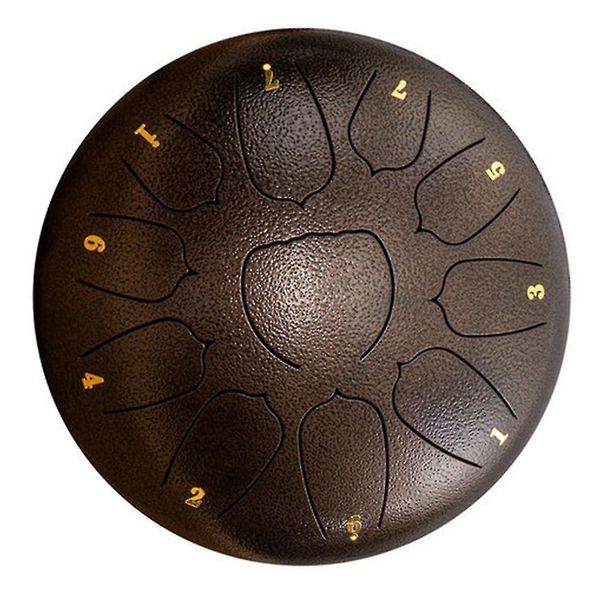 برونز 10 بوصة 11 نغمة طبل المطر في الهواء الطلق ، طبل المطر حديقة ، طبل شقرا المطر ، طبل أثيري ، طبل اليد