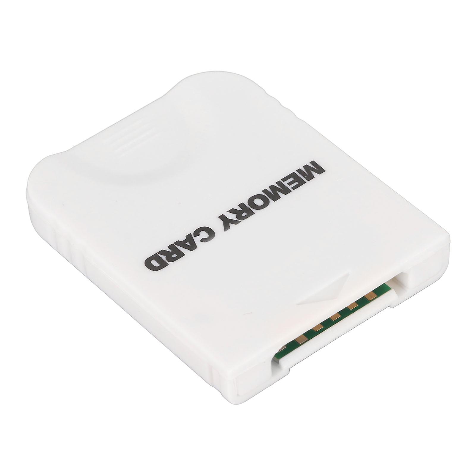 for Wii Memory Card High Speed Plug and Play White Game Memory Card for Game Console Accessories 128MB (2043blocks) 
