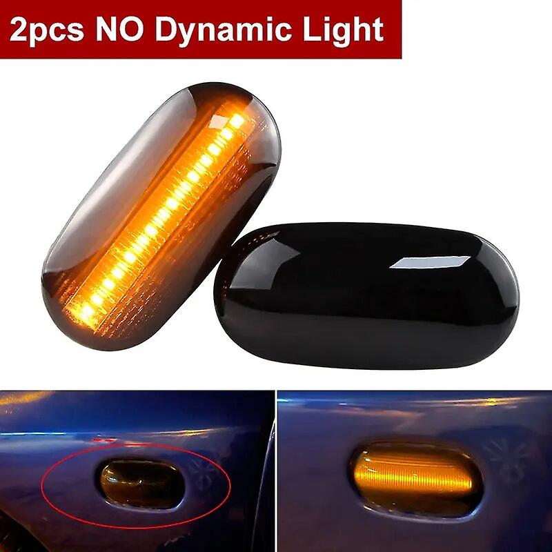 2pcs Smoked Led Turn Signal Light For Mitsubishi Pajero Mirage Legnum Galant 1998-2005 Side Marker Sequential Blinker Indicator