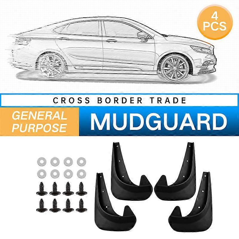 Universal small version 4-piece mudguard car tire modified mudguard foreign trade anti-splash mudguard