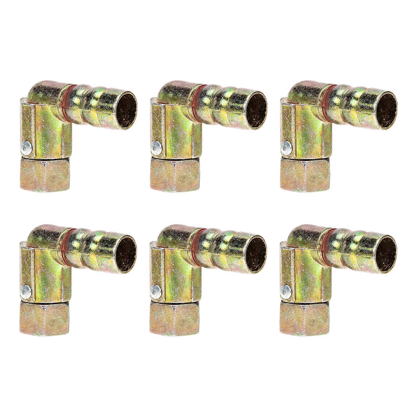 6pcs Sturdy Cooker Pipe Adapter Cooker Pipe Joint Cooker Pipe Connector