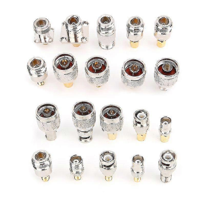 20pcs N Type Bnc Tnc Sma Rf Connector Adapter Kit Test Converter