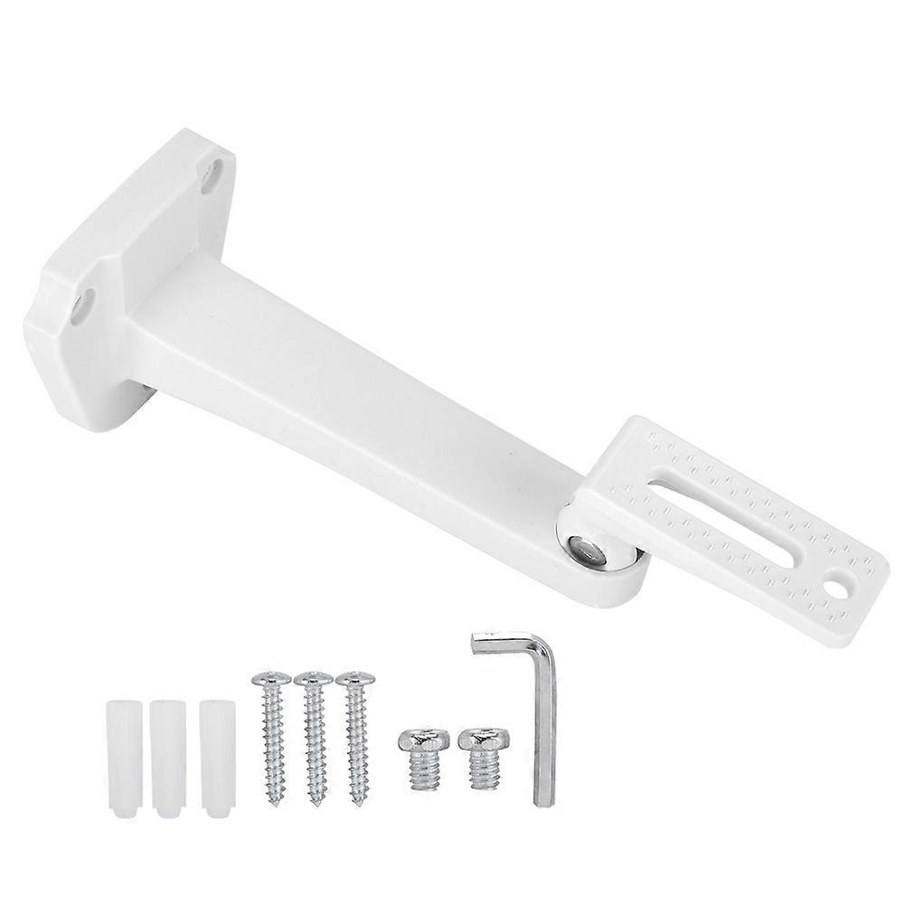Mini White Wall Mount Camera Bracket Stand Surveillance Security Cam Support