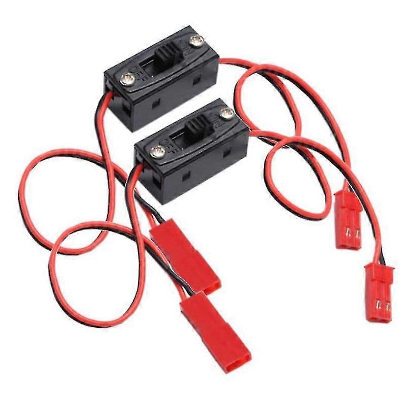 2 db be/ki tápkapcsoló vevő JST csatlakozó RC 1/10 1/8 autós lánctalpas terepjáró multihoz