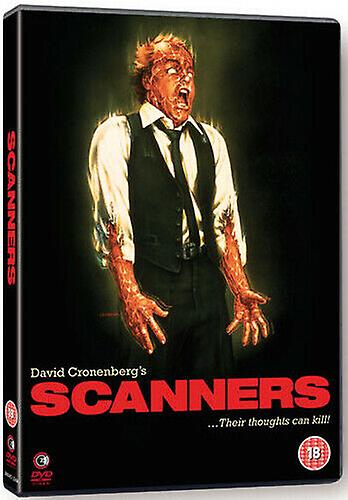 Scanners DVD (2013) Stephen Lack Cronenberg (DIR) cert 18 NEW - Region 2