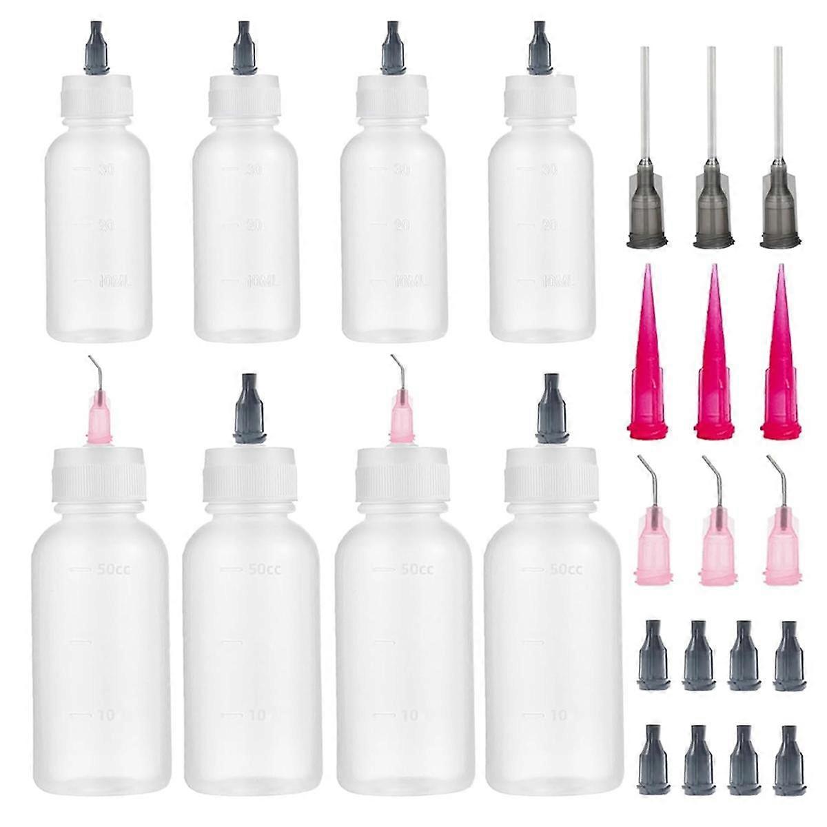 12Pack Glue Squeeze Bottle, Precision Tip Applicator Bottle,Needle Tip Squeeze Bottle,Glue Applicator Bottles,for Paint