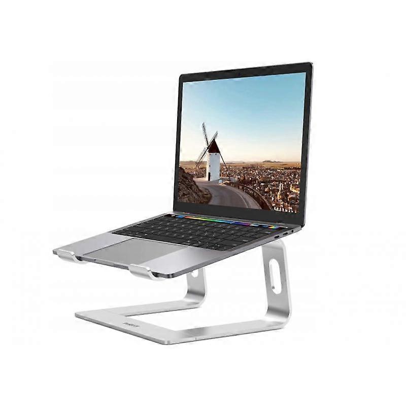 Laptop computer raised heat dissipation storage bracket (silver)