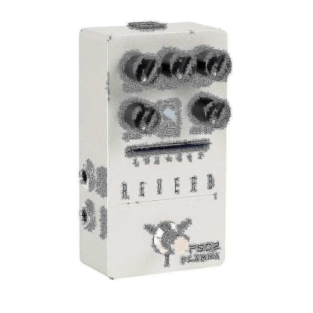 Otwoo FS02 Reverb Pedal Reverb Stereo E-Gitarre Effektpedal mit Federhall True Bypass Stora