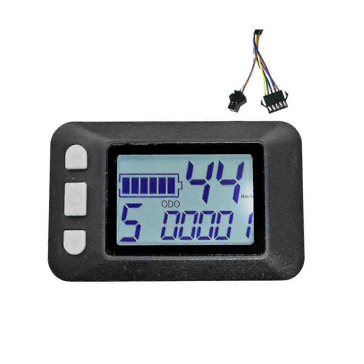 P9 Lcd Display Dashboard Meter Lcd Screen 24v 36v 48v 60v Electric Bike Meter For Electric Scooter