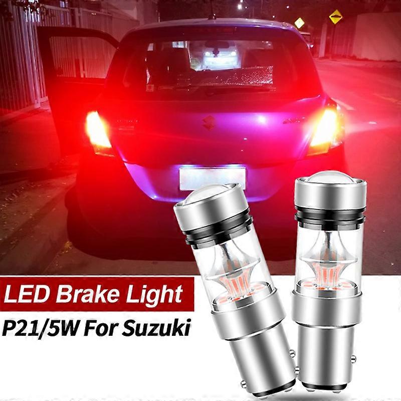 2pcs LED Brake Light Lamp P21/5W BAY15D Canbus For Suzuki Celerio Grand Vitara Swift 2 3 4 5 SX4 Ignis 1 Kizashi Wagon R Samurai