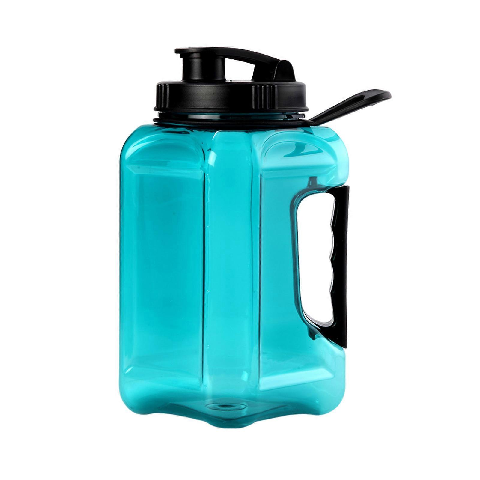 Bouteille d’eau de sport avec poignée de qualité alimentaire sans BPA Étanche à large ouverture Design Cruche d’eau Fitness Bouteille de sport