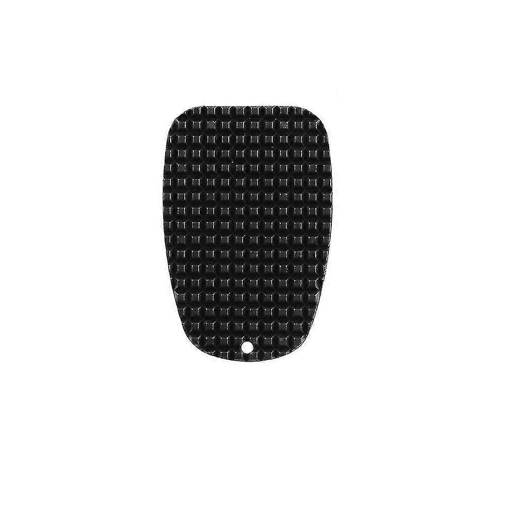 Motorcycle Kickstand Pad Support For Soft Ground Outdoor Parking Black (pack Of