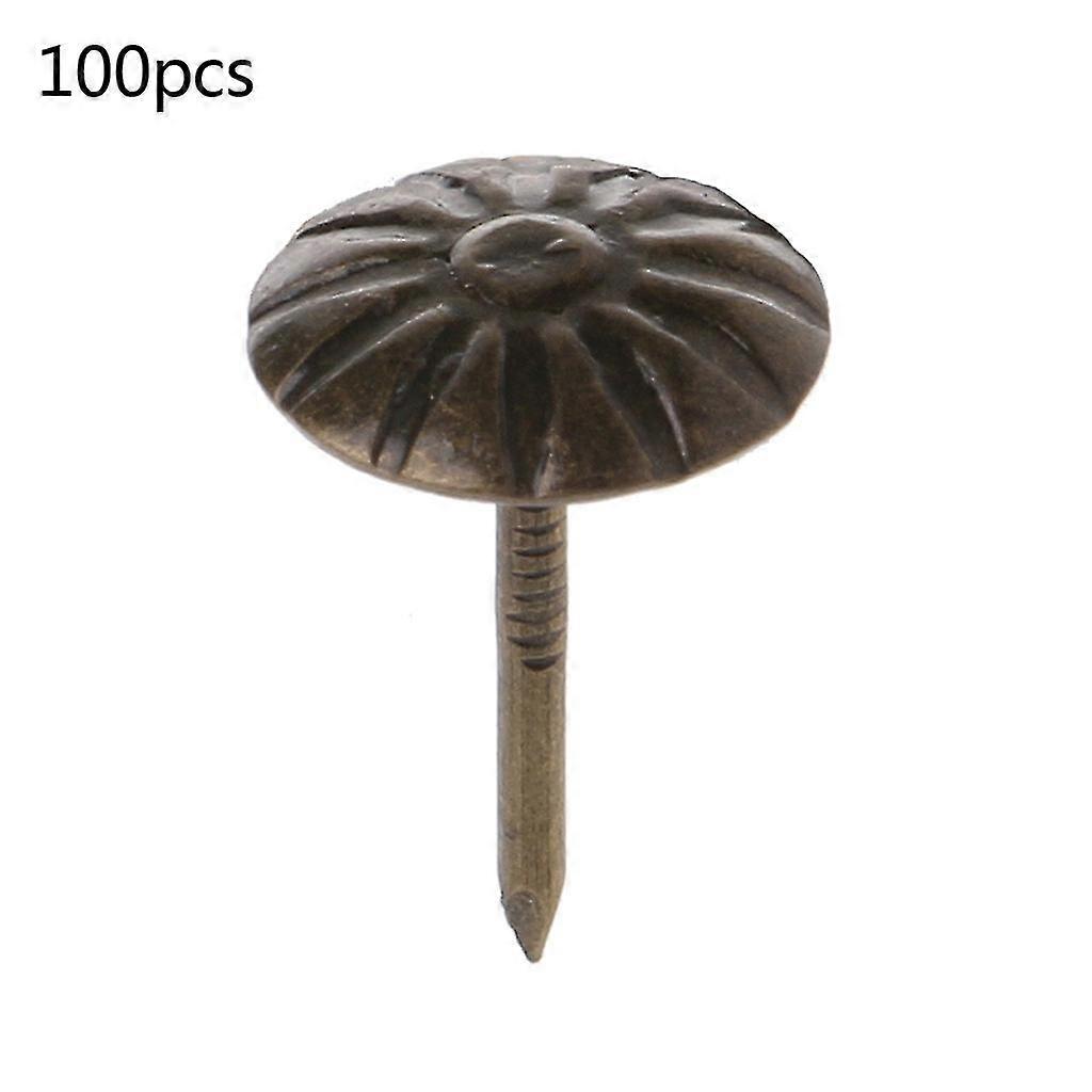 100 stykker polstring søm antikke møbler Dekorative tacks sortiment kit
