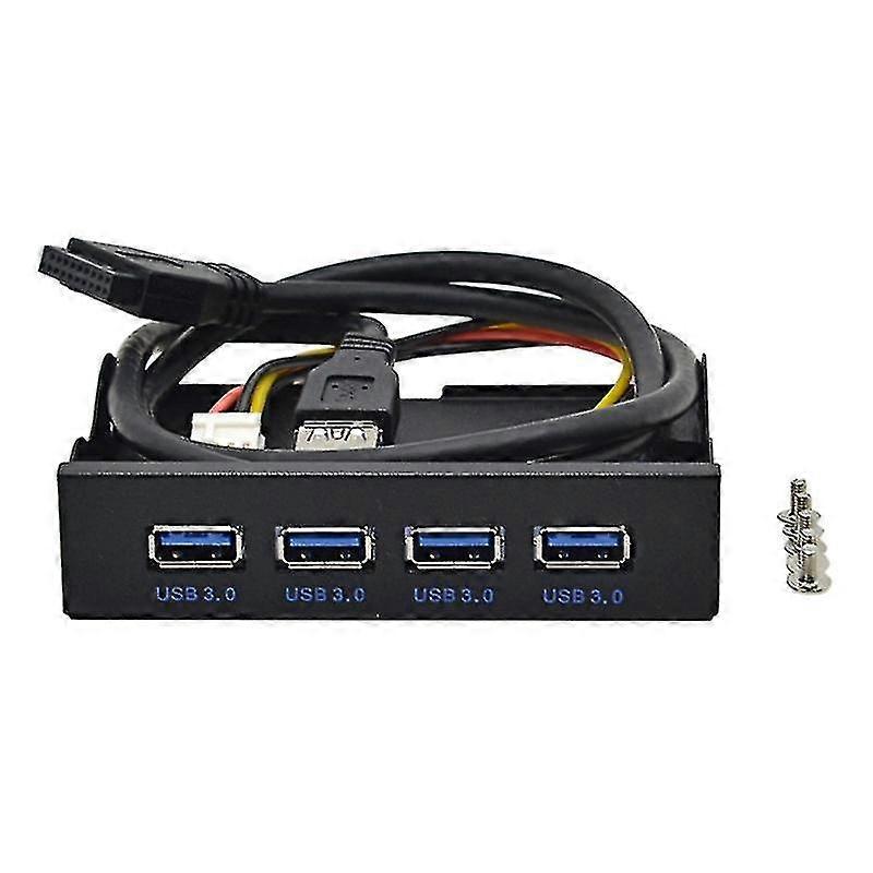 Usb3.0 Floppy Drive Front Panel 3.5 Inch 4-port Hub 19pin To Usb 3.0 Fdd 5gbps